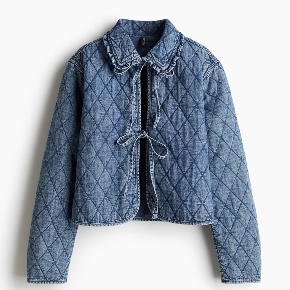 H&M Divided Light Blue Quilted Jacket